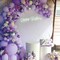 Light Purple Balloons - 12 inch 100pcs Latex - Round Pastel Purple Birthday Balloons with 2 Ribbons, Lilac Lavender Balloons